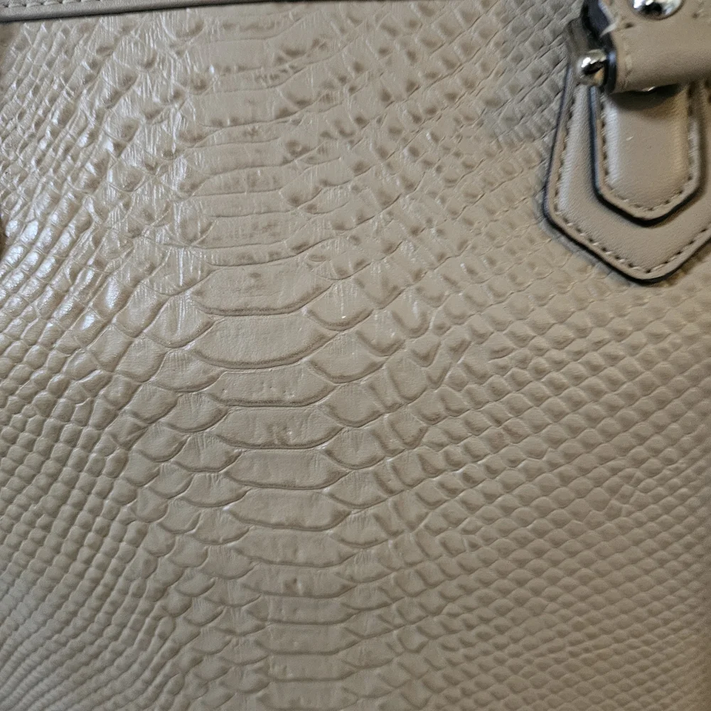 Coach Charlie Python Embossed Leather NWOT Never Used - Picture 6 of 12